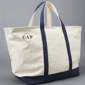GAP Large Utility Weekender Cotton Tote NWT